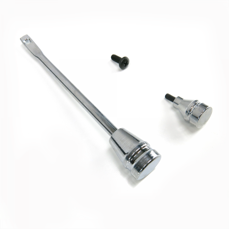 28" Paintable Vintage Roadster Steering Column Floor Shift