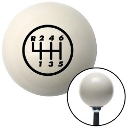 6 Speed Shift Pattern - 6RUL Shift Knobs - Part Number: 10018255