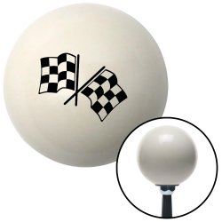 2 Checkered Race Flags Shift Knobs - Part Number: 10024017