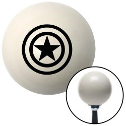 Star Inside Circles Shift Knobs - Part Number: 10026496