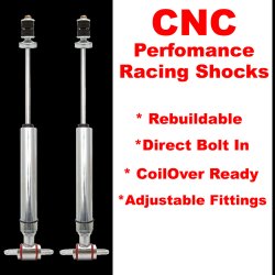 1970 - 1988 Chevrolet Monte Carlo Front Performance Shocks - Pair - Part Number: HEX9BECB41