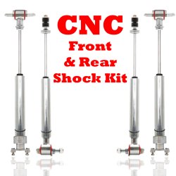 1969 - 1977 Ford Mercury Maverick and Comet Front & Rear Performance Shocks - Part Number: HEX9BE082