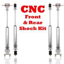 1965 - 1970 Ford Mercury Mustang and Cougar Front & Rear Performance Shocks - Part Number: HEX9BE080