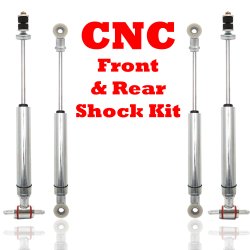 1962 - 1964 Plymouth Fury Front & Rear Performance Shocks - Part Number: HEX9BE093