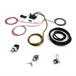 12 Fuse Basic Compact Wire Harness System with Switch Kit - Part Number: KICPROCOMP12BD