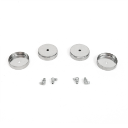 Stainless Steel Ball Joint Covers (Set of 4) - Part Number: HEXBJC