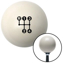 4 Speed Shift Pattern - Dots 3n Shift Knobs - Part Number: 10262412