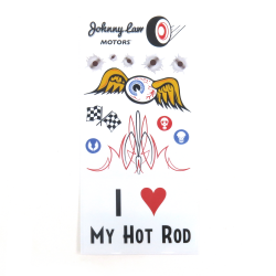 Johnny Law Motors Hot Rod Series Sticker Pack - Part Number: JLMSTK003