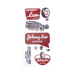 Johnny Law Motors Sticker Pack - Part Number: JLMSTK004