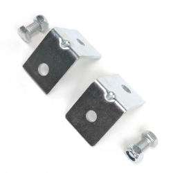 90 Degree Upright Safety Seat Belt Anchor Plate Mounting Set with Hardware Pack - Part Number: STBSBHPA
