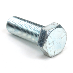 Hardened Steel Bolt UNF 1/2” -20 x 1.5” White Zinc (GRADE 5) ~ EA - Part Number: HWB11220X150