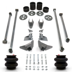 Triangulated 4-Link Kit with 2600 lb Air Bags & Universal Brackets - Part Number: HEXTTK4AIR