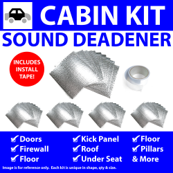 Heat & Sound Deadener VW Type 1 1968 - 1983 Cabin Kit + Seam Tape 46530Cm2 - Part Number: ZIR7A392