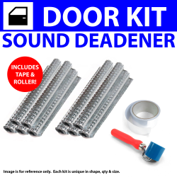 Heat & Sound Deadener Chevy Chevelle 1968 - 72 2Dr Kit + Tape, Roller 3576Cm2 - Part Number: ZIR796DC