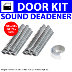 Heat & Sound Deadener Dodge “C” Truck 1954 - 60 4 Door Kit + Seam Tape 26262Cm2 - Part Number: ZIR79DE4