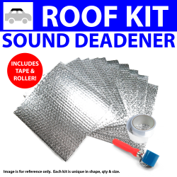 Heat & Sound Deadener VW Type 1 “Oval” 53 - 57 Roof Kit + Tape, Roller 27288Cm2 - Part Number: ZIR7AB01