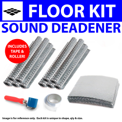 Heat & Sound Deadener Ford Fairlane 1970 Floor Kit + Tape, Roller 28080Cm2 - Part Number: ZIR7A121