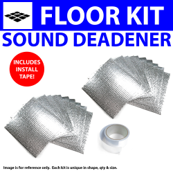 Heat & Sound Deadener Ford Truck 1987 - 96 F150 Floor Kit + Seam Tape 40608Cm2 - Part Number: ZIR7A100