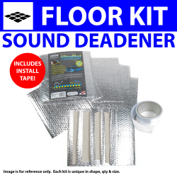 Heat & Sound Deadener Dodge Neon 2000 - 2005 Floor Kit + Seam Tape 38367Cm2 - Part Number: ZIR7A0F2