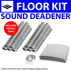 Heat & Sound Deadener Ford Thunderbird 1961 - 66 Floor Kit + Seam Tape 33210Cm2 - Part Number: ZIR7A0A4