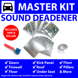 Heat & Sound Deadener VW Type 1 1968 - 83 Master Kit + Tape, Roller 54990Cm2 - Part Number: ZIR7A71D