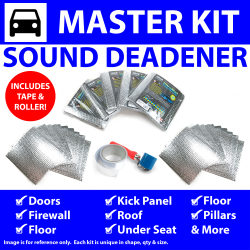 Heat & Sound Deadener Ford Truck 1953 - 56 Master Kit + Tape, Roller 38628Cm2 - Part Number: ZIR7ABDA