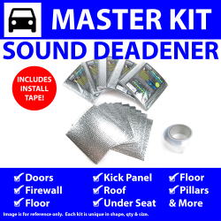 Heat & Sound Deadener Jeep Comanche 1985 - 92 Truck Master Kit + Tape 54792Cm2 - Part Number: ZIR7ABCA