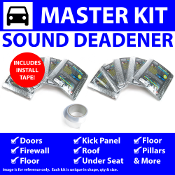 Heat & Sound Deadener Chevy Chevelle 1968 - 72 Master Kit + Seam Tape 46488Cm2 - Part Number: ZIR7A5E2