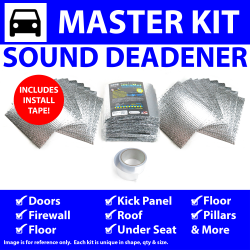 Heat & Sound Deadener Dodge Charger 1981 - 1987 Master Kit + Seam Tape 46137Cm2 - Part Number: ZIR7A5DC