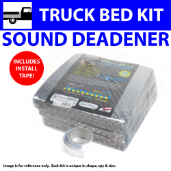 Heat & Sound Deadener Chevy Truck 1973 - 87 Truck UnderBed Kit + Tape 36030Cm2 - Part Number: ZIR7A885