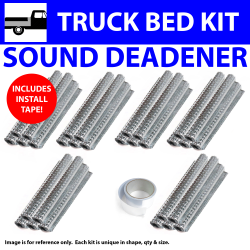 Heat & Sound Deadener Chevy Truck 1947 - 54 Truck UnderBed Kit + Tape 33540Cm2 - Part Number: ZIR7A87E