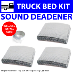 Heat & Sound Deadener Chevy Truck 1963 - 66 Truck UnderBed Kit + Tape 35910Cm2 - Part Number: ZIR7A883