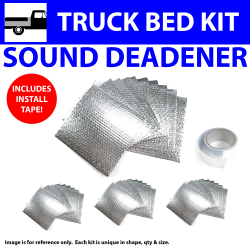 Heat & Sound Deadener Ford Truck 2004 - 08 F150 UnderBed Kit + Tape 37470Cm2 - Part Number: ZIR7A888