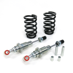 Mustang II Adjustable Coil-Over Front Shock Kit with Tapered Coils - Pair - Part Number: HEXSHX4