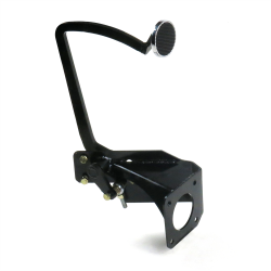 35-40 Ford OEM X-Frame Brake Pedal Bracket kit with 3in Chr Pedal Pad - Part Number: HEXPKA77E18