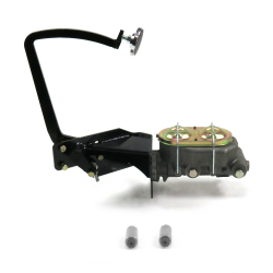 35-40 Ford OEM X Manual Brake Pedal kit Drum/Drum~3in Chr Pad - Part Number: HEXPKA77E73