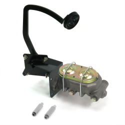 41-48 Ford Manual Brake Pedal kit Disc/Drum~3in Rubber Pad - Part Number: HEXPKA77EF0