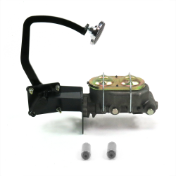 41-48 Ford Manual Brake Pedal kit Disc/Disc~Sm Oval Chr Pad - Part Number: HEXPKA77EEB
