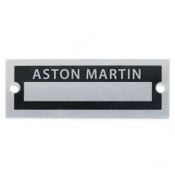 Blank Data Vin Plate - Aston Martin - Part Number: VPAVIN17