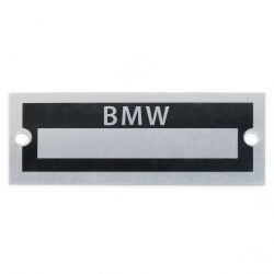 Blank Data Vin Plate - BMW - Part Number: VPAVIN20