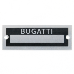 Blank Data Vin Plate - Bugatti - Part Number: VPAVIN22