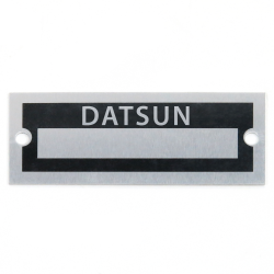 Blank Data Vin Plate - Datsun - Part Number: VPAVIN31