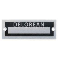 Blank Data Vin Plate - Delorean - Part Number: VPAVIN32