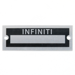 Blank Data Vin Plate - Infiniti - Part Number: VPAVIN50