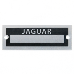 Blank Data Vin Plate - Jaguar - Part Number: VPAVIN51