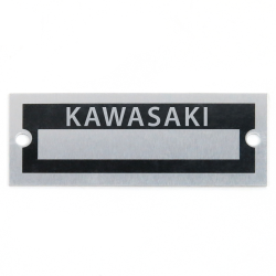 Blank Data Vin Plate - Kawasaki - Part Number: VPAVIN54