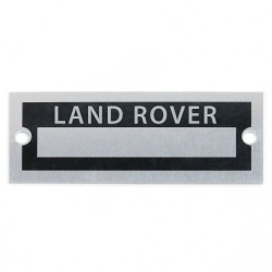 Blank Data Vin Plate - Land Rover - Part Number: VPAVIN59