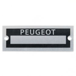 Blank Data Vin Plate - Peugeot - Part Number: VPAVIN74