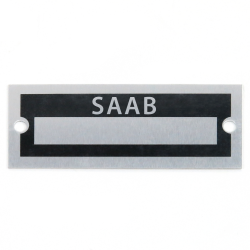 Blank Data Vin Plate - Saab - Part Number: VPAVIN85