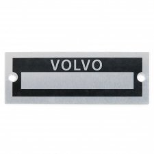 Blank Data Vin Plate - Volvo - Part Number: VPAVIN101